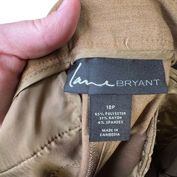 New 18p LANE BRYANT Pants The Lena Straight Leg High Rise, Moderately Curvy Fit - Picture 13 of 16